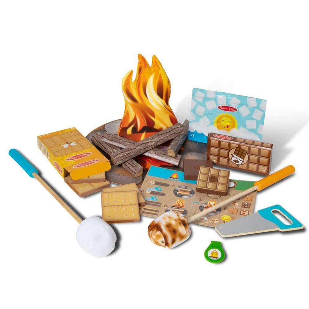 Melissa and Doug Let's Explore - Campfire S'mores Play Set