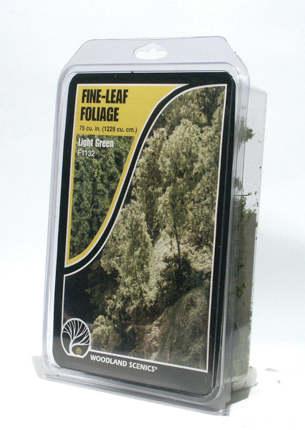 Woodland Scenics Light Green Fine Leaf Foliage
