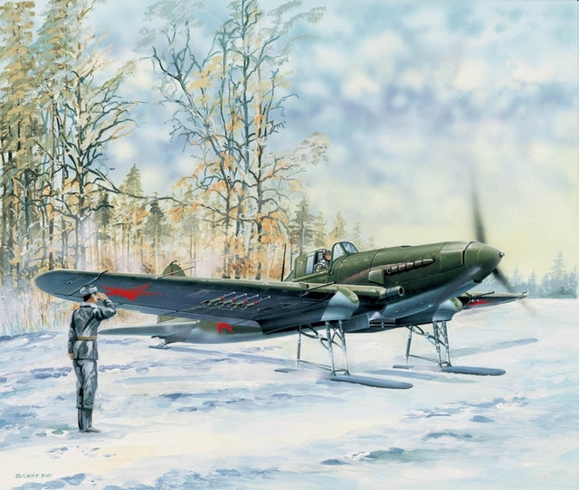 Hobbyboss 1:32 Il-2 Sturmovik Aircraft on Skis