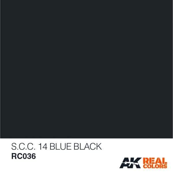 AK Interactive Real Colours S.C.C. 14 Blue Black 10ml