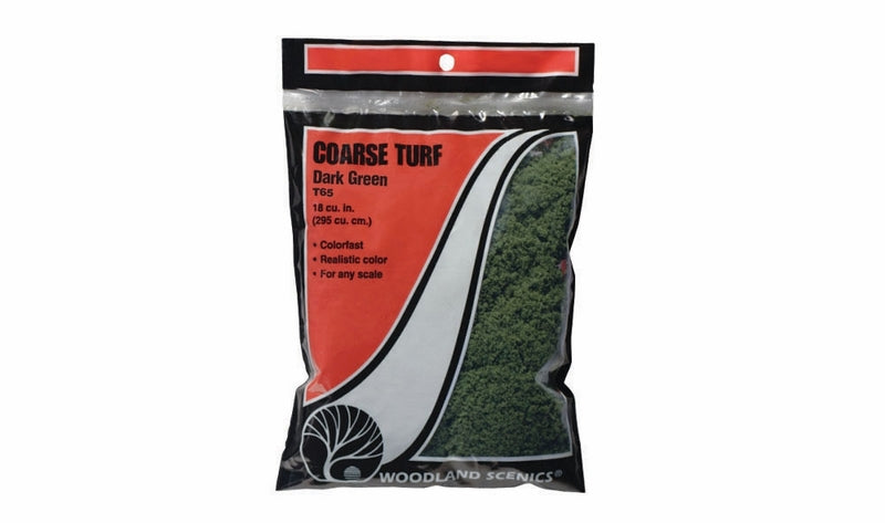 Woodland Scenics Dark Green Coarse Turf(Bag)