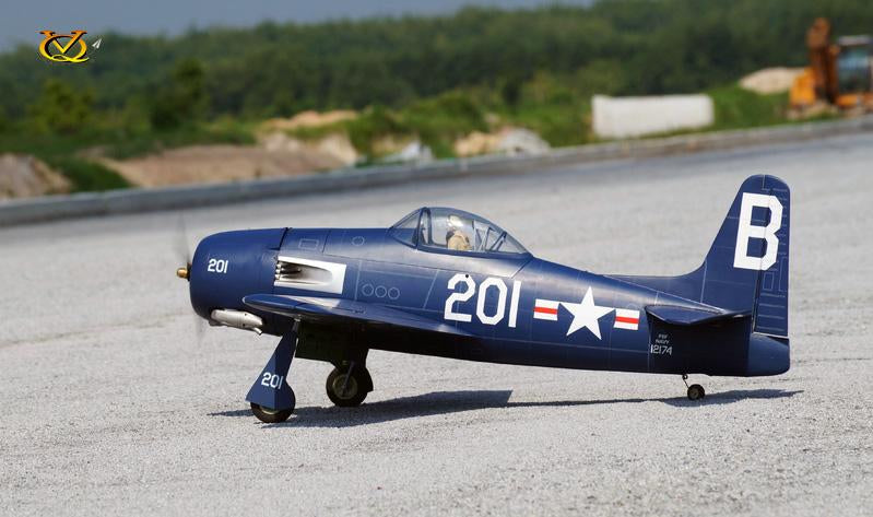 VQ Models F-8F Bearcat 30-40cc /EP, 2020mm WS, 8-9 Ch RC