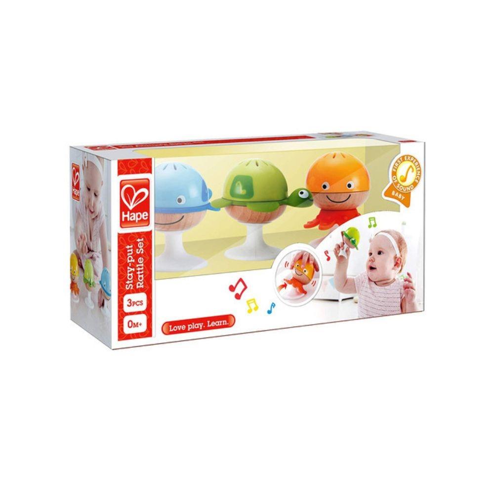 Hape Stay-Put Rattle Set