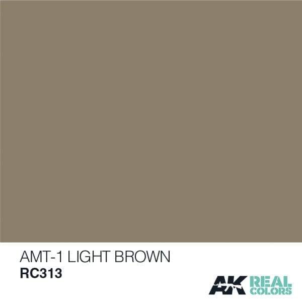 AK Interactive Real Colours Amt-1 LightBrown 10ml