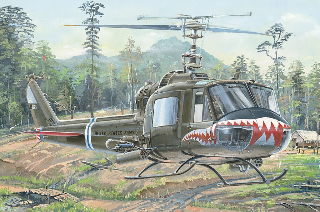 Hobbyboss 1:18 UH-1 Huey B/C