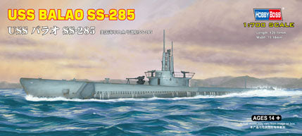 Hobbyboss 1:700 Uss Balao Ss-285 Submarine