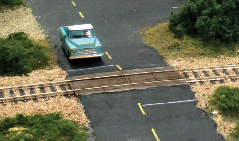 Woodland Scenics Ho Wood Plank Grade Crossing