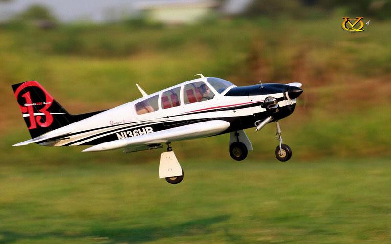 VQ Models Beech Bonanza 46-82 /EP U.S. Version, 1580mm WS, 6Ch RC