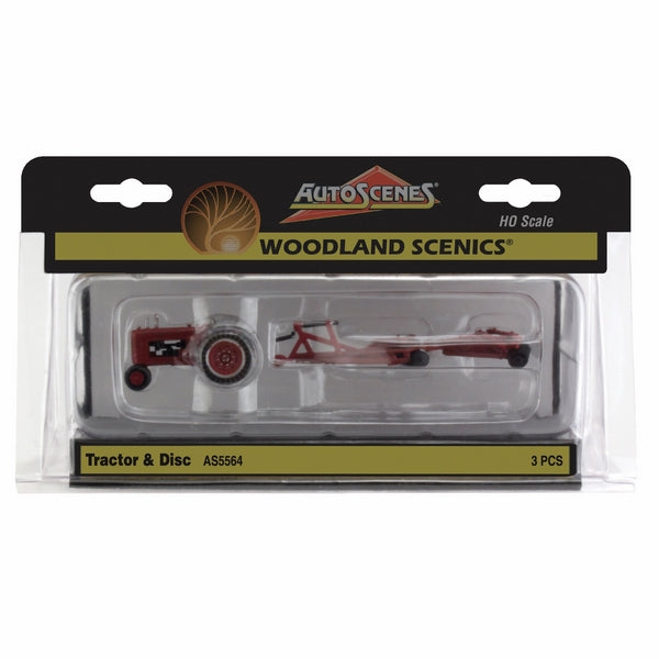 Woodland Scenics Ho Tractor & Disc