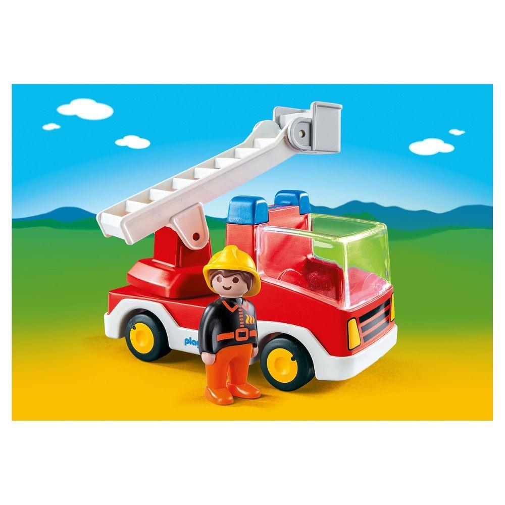 Playmobil 1.2.3 Ladder Unit Fire Truck