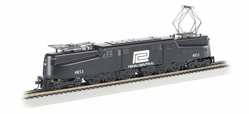 Bachmann Penn Central #4853 GG-1 Elec. Loco Blk & White, DCC, HO Scale