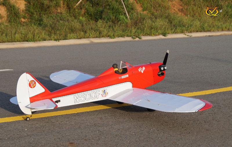 VQ Models Fly Baby 25-35cc Gas Red/White2410mm WS, 6Ch RC