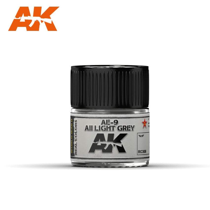 AK Interactive Real Colours Ae-9 / Aii Light Grey 10ml