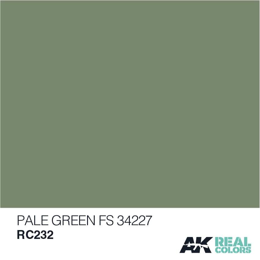 AK Interactive Real Colours Pale Green FS 34227 10ml