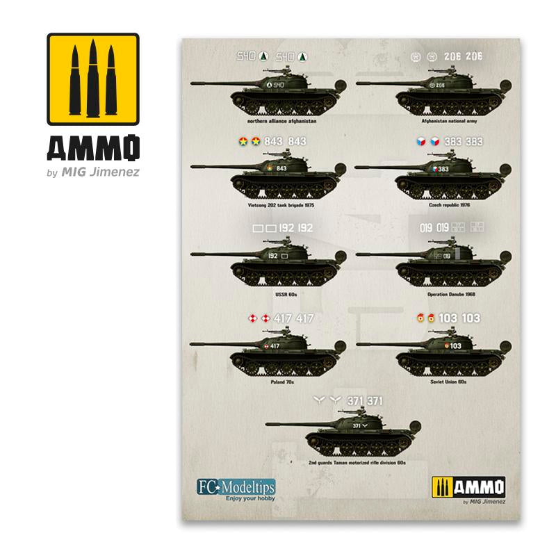 Ammo T-54B. Decals 1:72