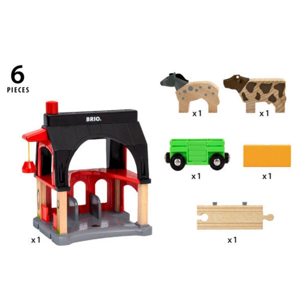 BRIO Animal Barn