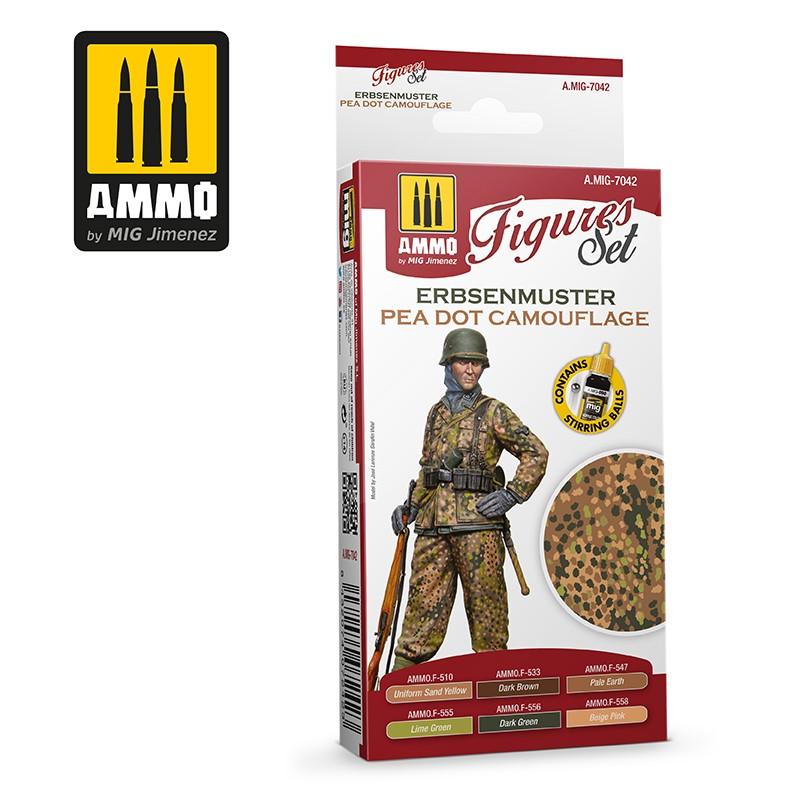 Ammo Erbsenmuster Pea Dot Camouflage Figures Set