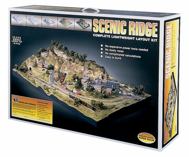 Woodland Scenics Scenic Ridge N Layout Kit