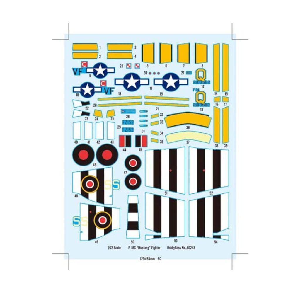 Hobbyboss 1:72 P-51C Mustang Figh