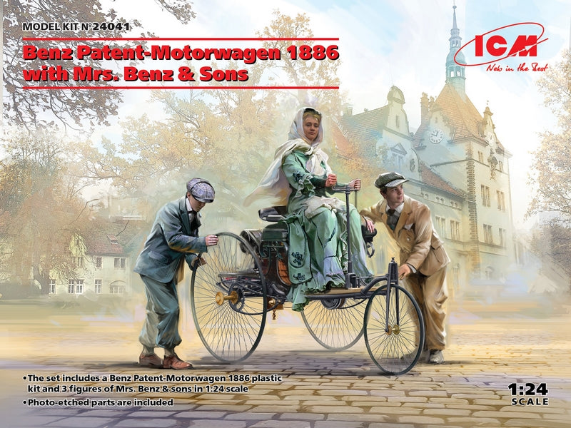 ICM 1:24 Benz Patent-Motorwagen 1886 With Mr