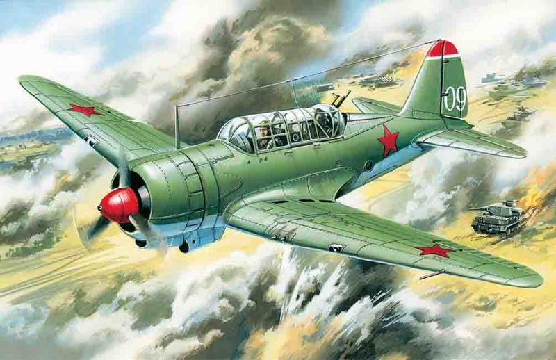 ICM 1:72 Su-2 WWII Soviet Light Bomber