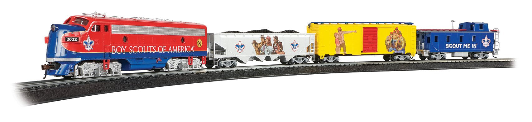 Bachmann BSA All American (Boy Scouts OfAmerica), HO Scale Set