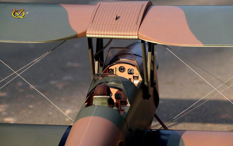 VQ Models Tiger Moth 46-82 /EP Camo Vers. 1400mm WS, 6Ch RC