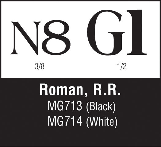 Woodland Scenics Roman Rr White 3/8 1/2Dt