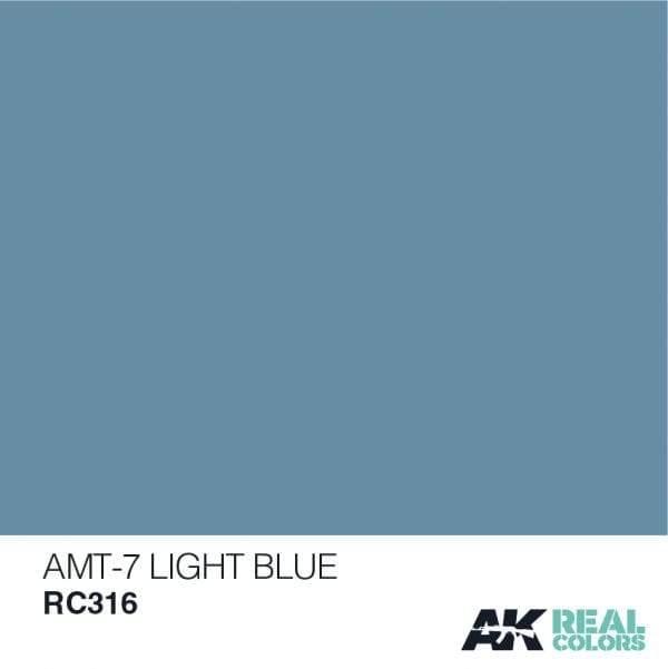 AK Interactive Real Colours Amt-7 LightBlue 10ml