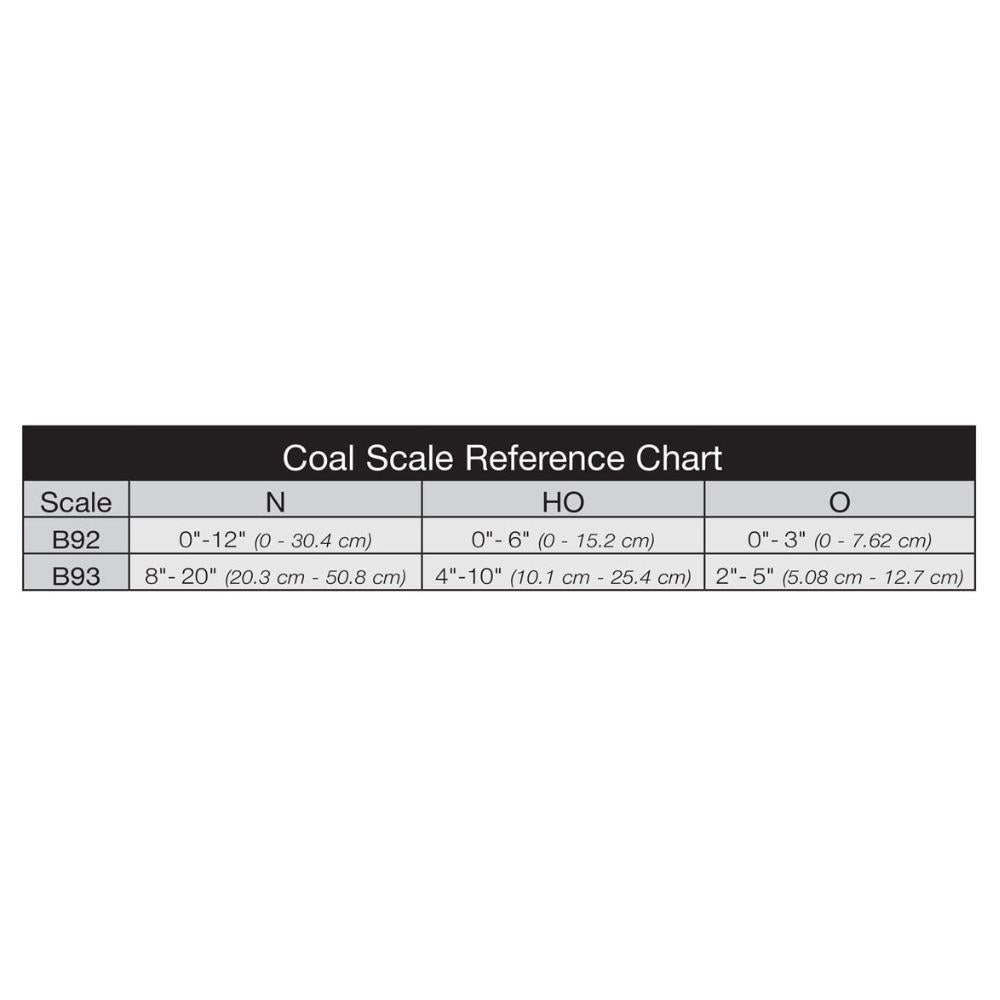 Woodland Scenics Mine Run Coal #20/#36 (Bag)