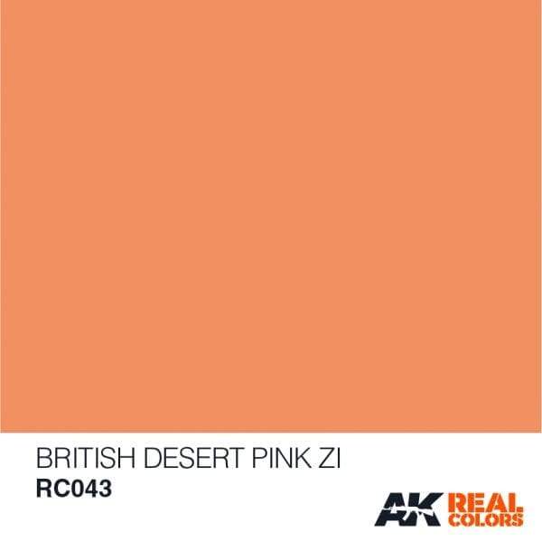 AK Interactive Real Colours Bristish Desert Pink Zi  10ml