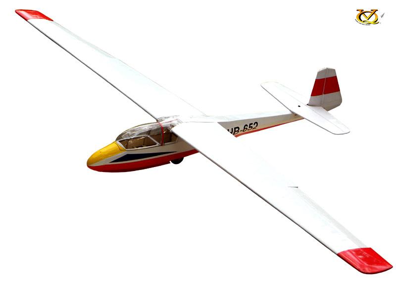 VQ Models Schleicher KA-7 Glider 2540mm.WS, 4Ch RC