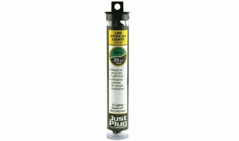 Woodland Scenics Green Led Stick-On Lights