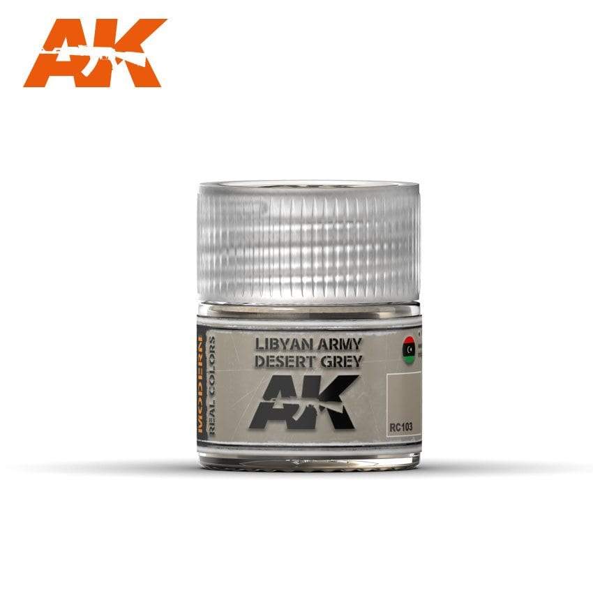 AK Interactive Real Colours Libyan ArmyDesert Grey 10ml