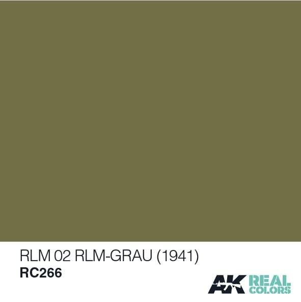 AK Interactive Real Colours RLM 02 RLM-Grau (1941)