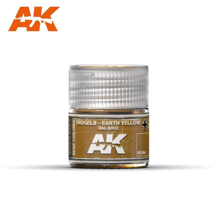 AK Interactive Real Colours Erdgelb-Earth Yellow RAL 8002  10ml