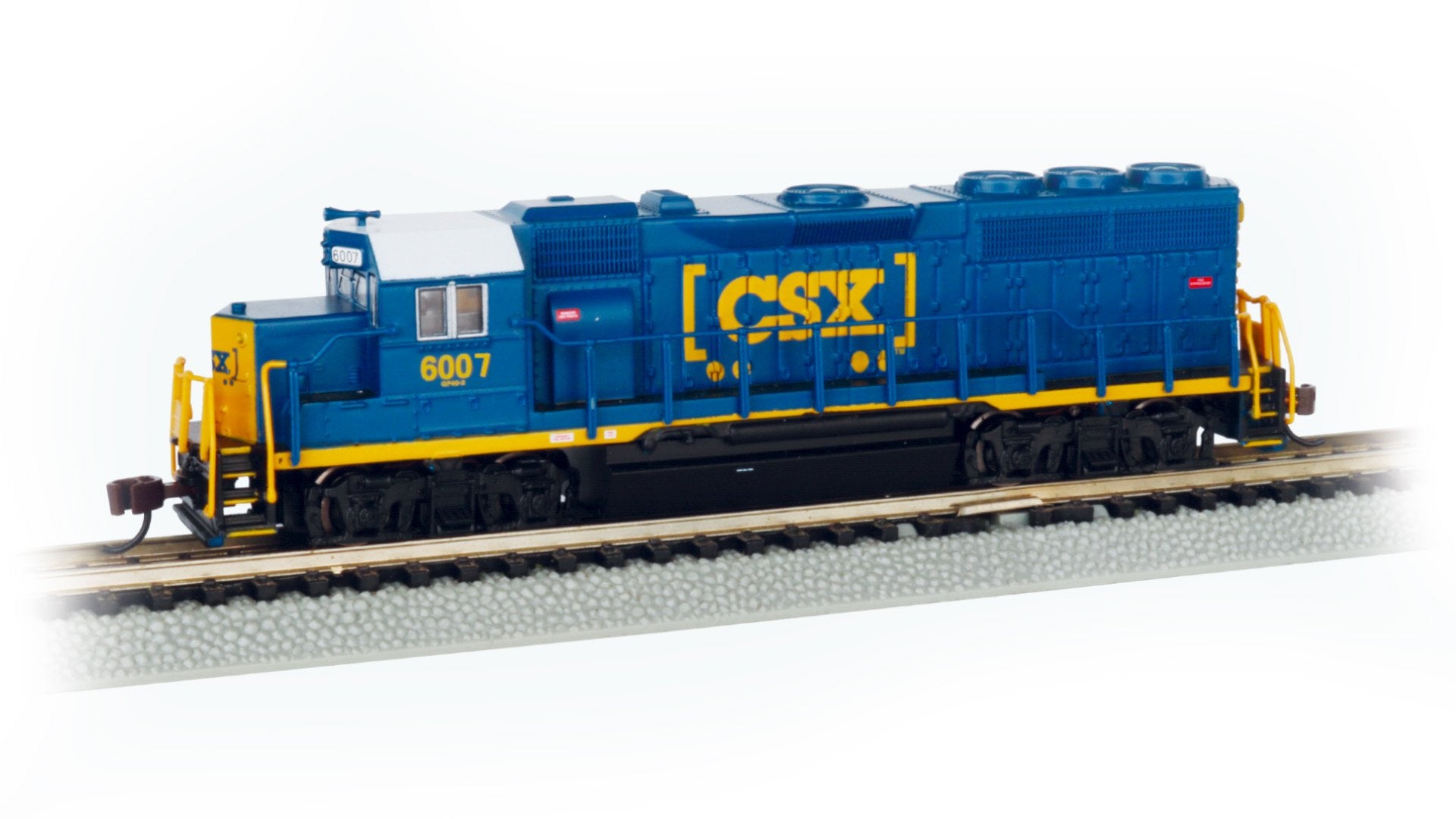 Bachmann CSX #6007 EMD GP40 Diesel Locow/DCC/Sound, N Scale