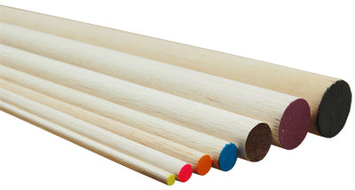 Balsawood Dowel Balsa 12.5X900Mm Blue