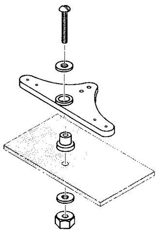 Sig Bellcrank 3 Inch Nylon .15-.60 Cl