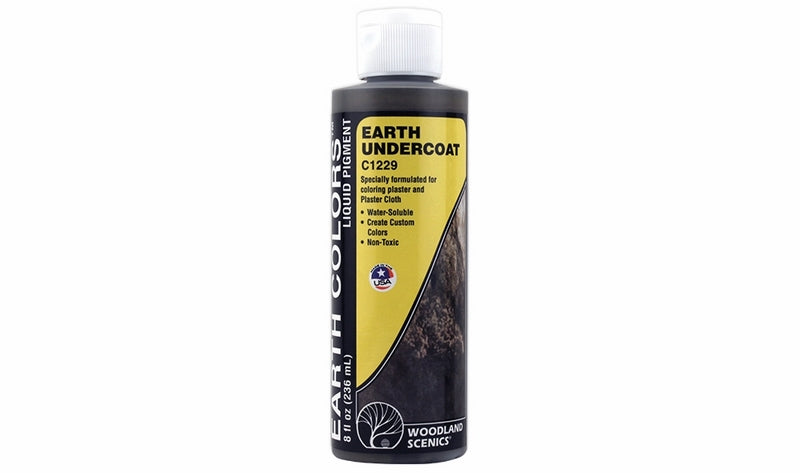 Woodland Scenics Earth Undercoat Ter Paint 8 Oz