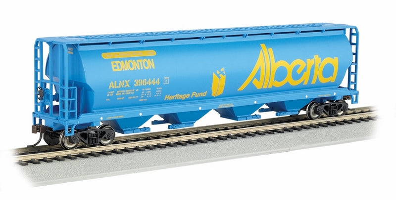 Bachmann Alberta/Edmonton 4-Bay Cylindrical Grain Hopper. HO Scale