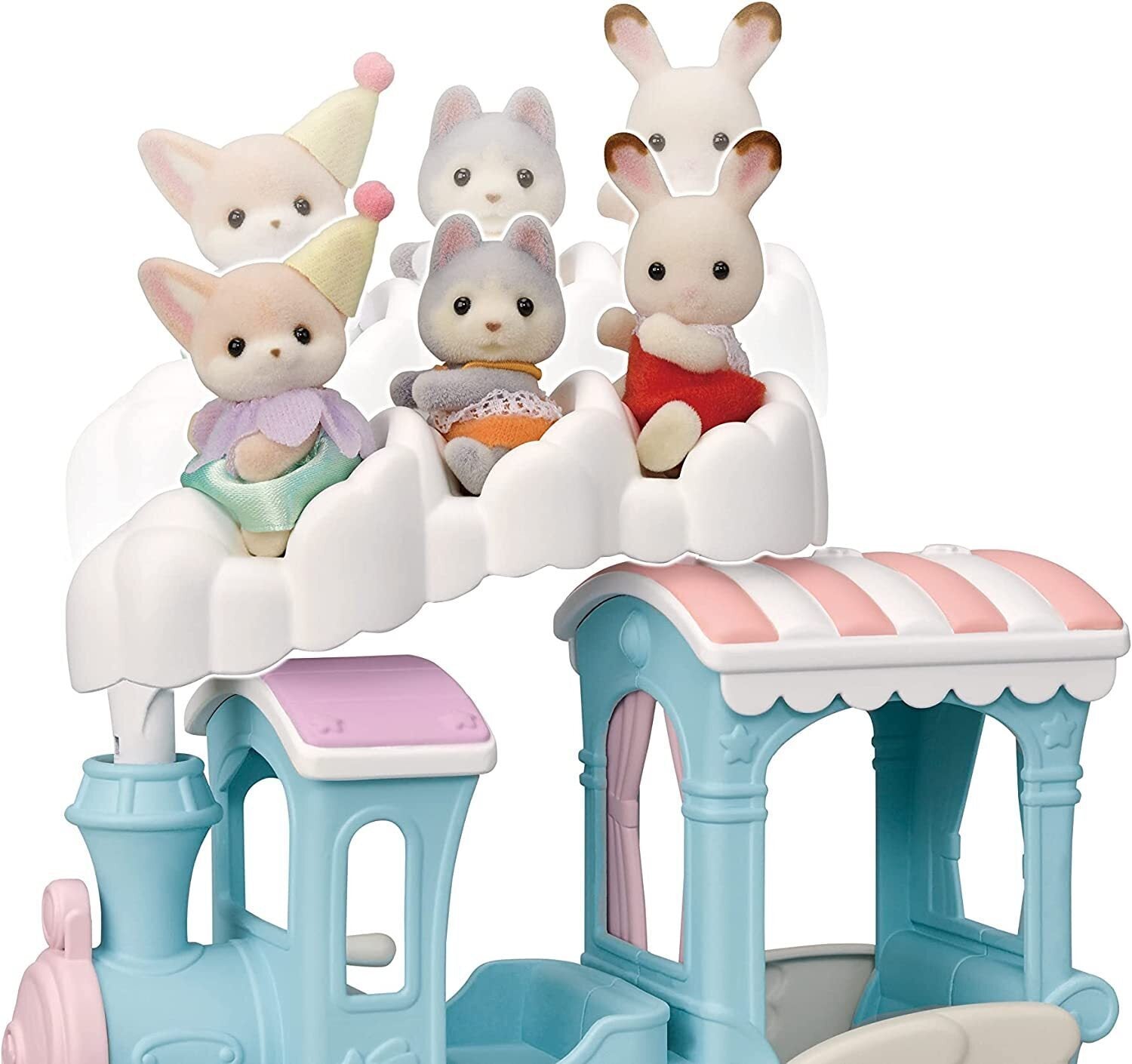 Sylvanian Families Floating Cloud Rainbow Train