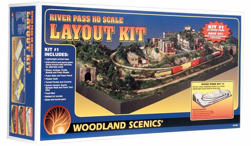 Woodland Scenics River Pass Ho Layout Kit