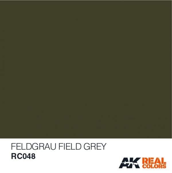 AK Interactive Real Colours Feldgrau-Field Grey RAL 6006 10ml