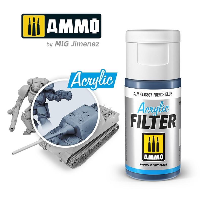 Ammo Acrylic Filter French Blue