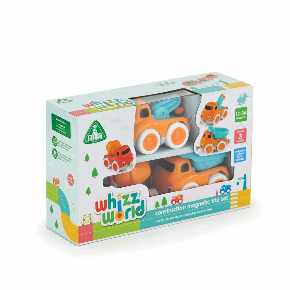 ELC Whizz World Construction Car Trio