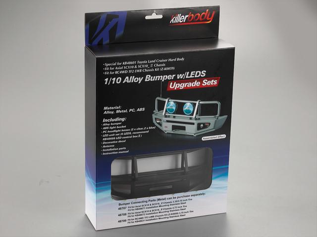 Killerbody Bumper Alloy Bumper Set W/Leds Black