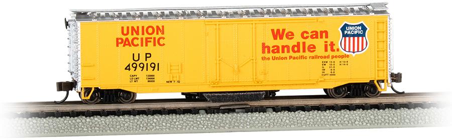 Bachmann Union Pacific #499191 50ft PlugDoor Trk Cln. Boxcar.N Scale