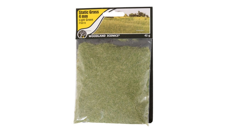 Woodland Scenics 4mm Static Grass LightGreen