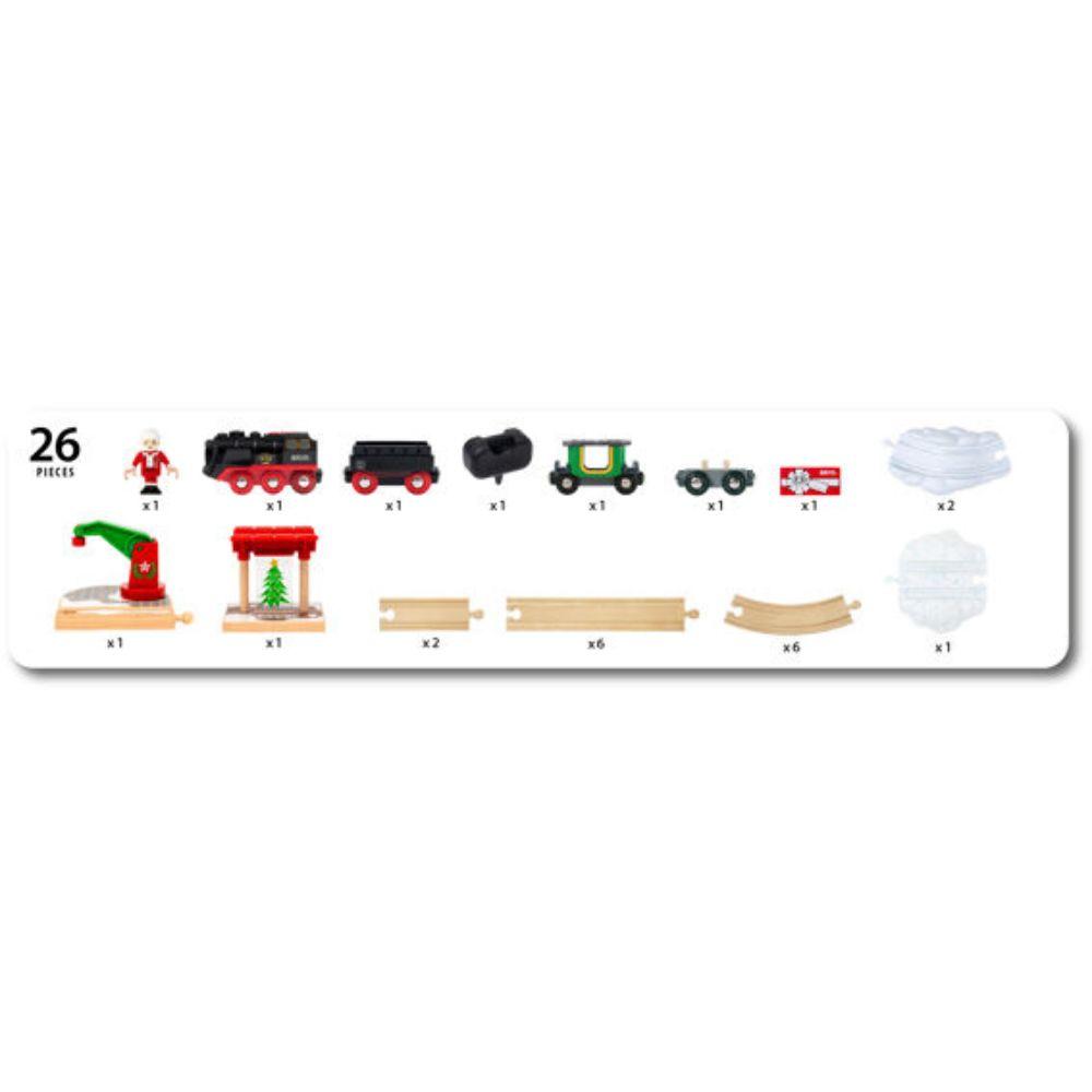 BRIO Christmas Steaming Train Set